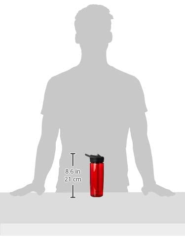 Camelbak Eddy+ Running Fitness Sports Gym Training Drinks Bottle 750ml - Clear - 5N8L
