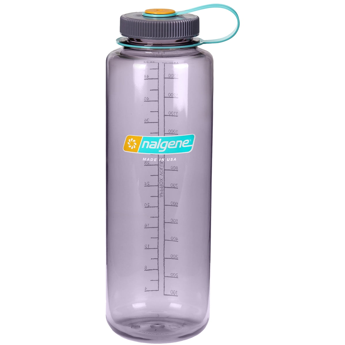 Nalgene Sustain Tritan BPA-Free Water Bottle Made with Material Derived from 50% Plastic Waste (using ISCC certified mass balance), 48 OZ, Wide Mouth, Blue - 9HQS