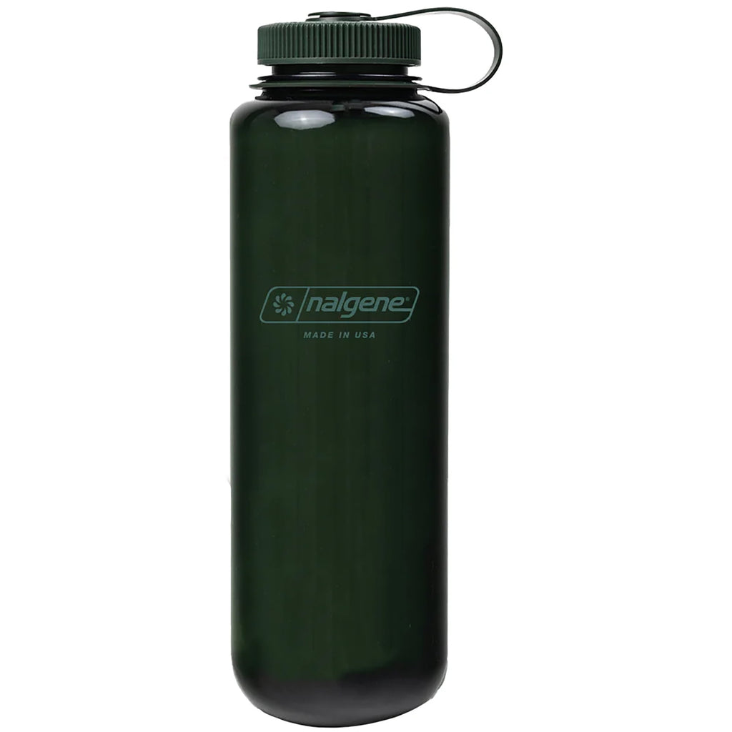 Nalgene Sustain Tritan BPA-Free Water Bottle Made with Material Derived from 50% Plastic Waste (using ISCC certified mass balance), 48 OZ, Wide Mouth, Blue - 9HQS