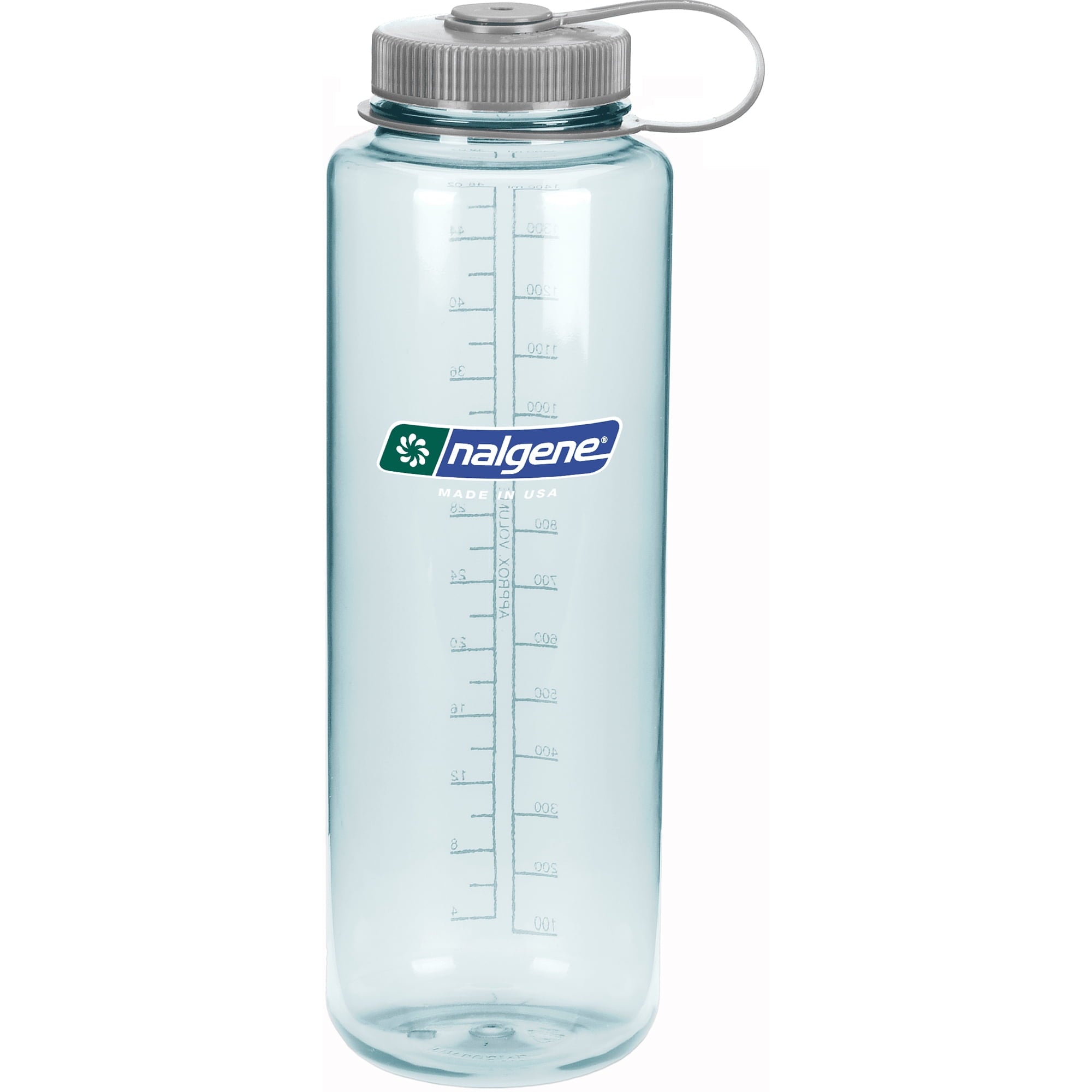 Nalgene Sustain Tritan BPA-Free Water Bottle Made with Material Derived from 50% Plastic Waste (using ISCC certified mass balance), 48 OZ, Wide Mouth, Blue - 9HQS