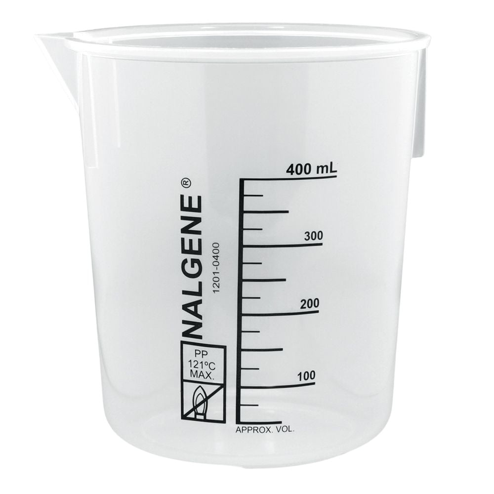 Nalgene Griffin Beaker, Low Form, Polypropylene, 400 Ml - HX4G