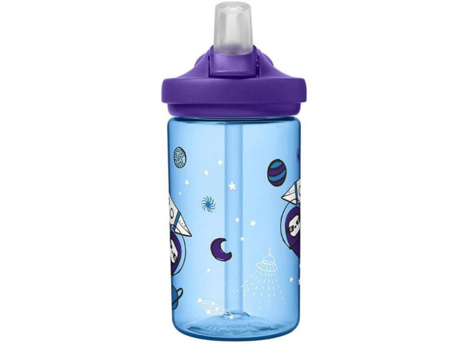 Camelbak Eddy+ Kids 14oz Water Bottle with Flip Straw, Sloths in Space - K593