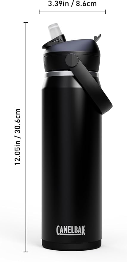 CamelBak Thrive™ Flip Straw Insulated Stainless Steel Water Bottle, 25 oz, Sierra Red - MDLJ