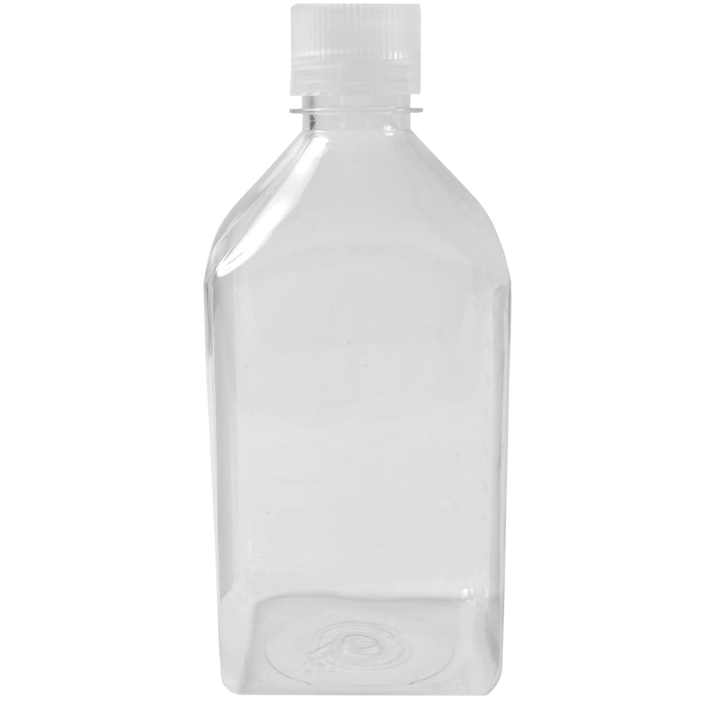 Nalgene Transparent Lexan Polycarbonate Square Storage Bottle - 8 oz. - Clear - W2M7