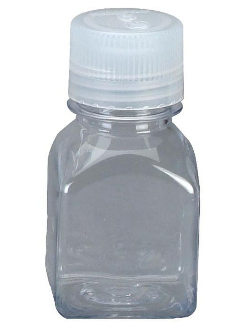 Nalgene Transparent Lexan Polycarbonate Square Storage Bottle - 8 oz. - Clear - W2M7