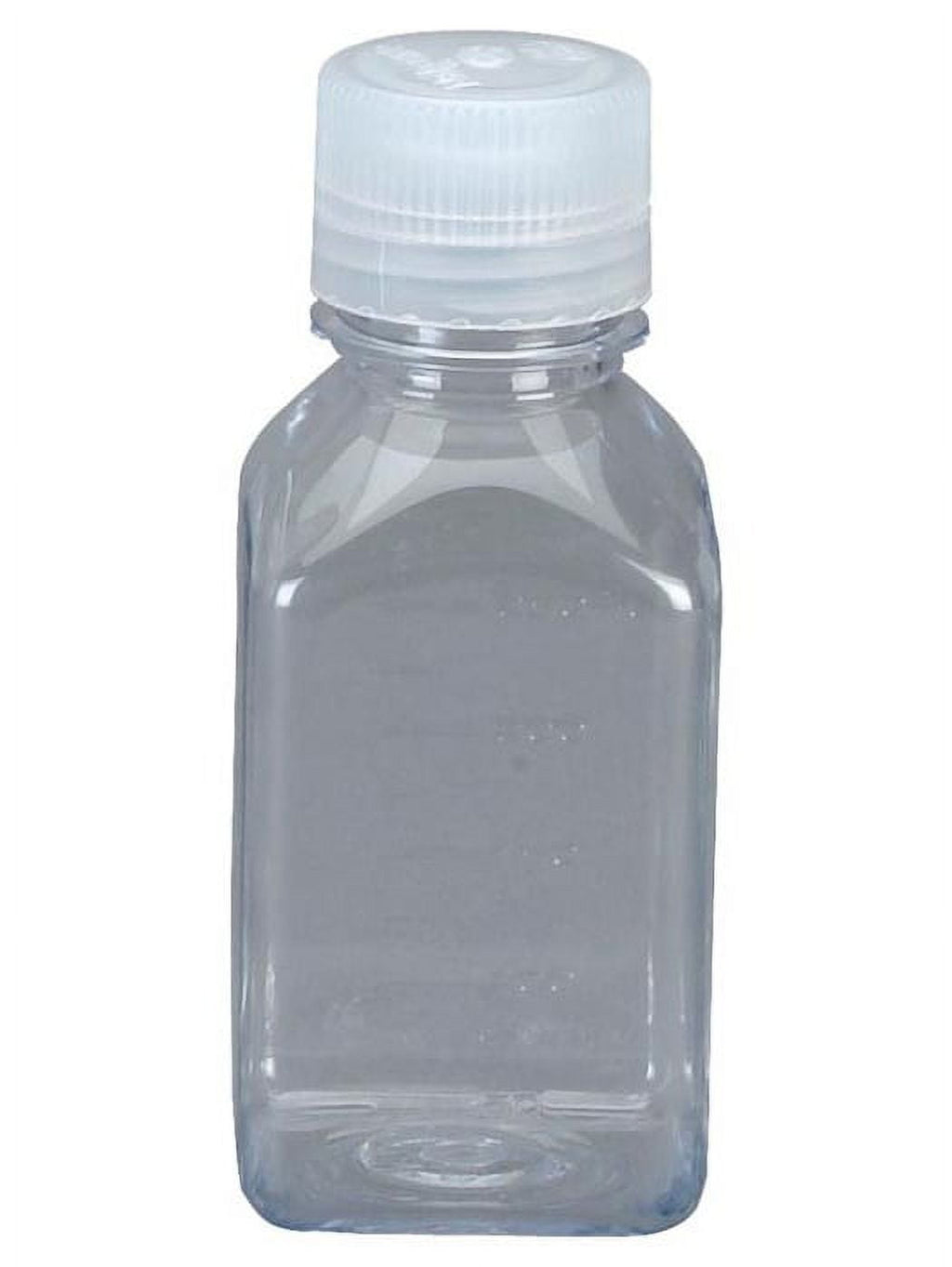 Nalgene Transparent Lexan Polycarbonate Square Storage Bottle - 8 oz. - Clear - W2M7