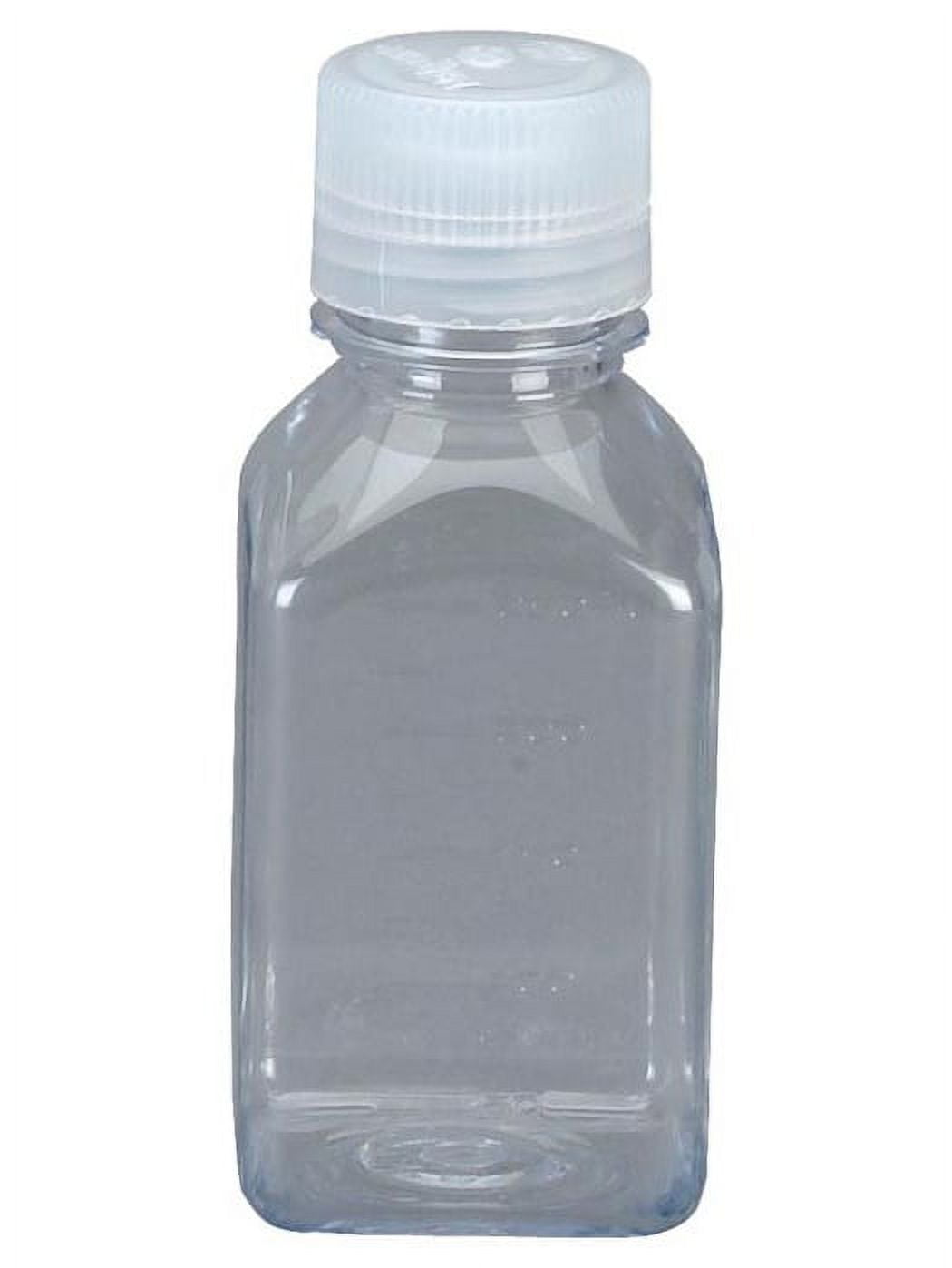 Nalgene Transparent Lexan Polycarbonate Square Storage Bottle - 8 oz. - Clear - W2M7