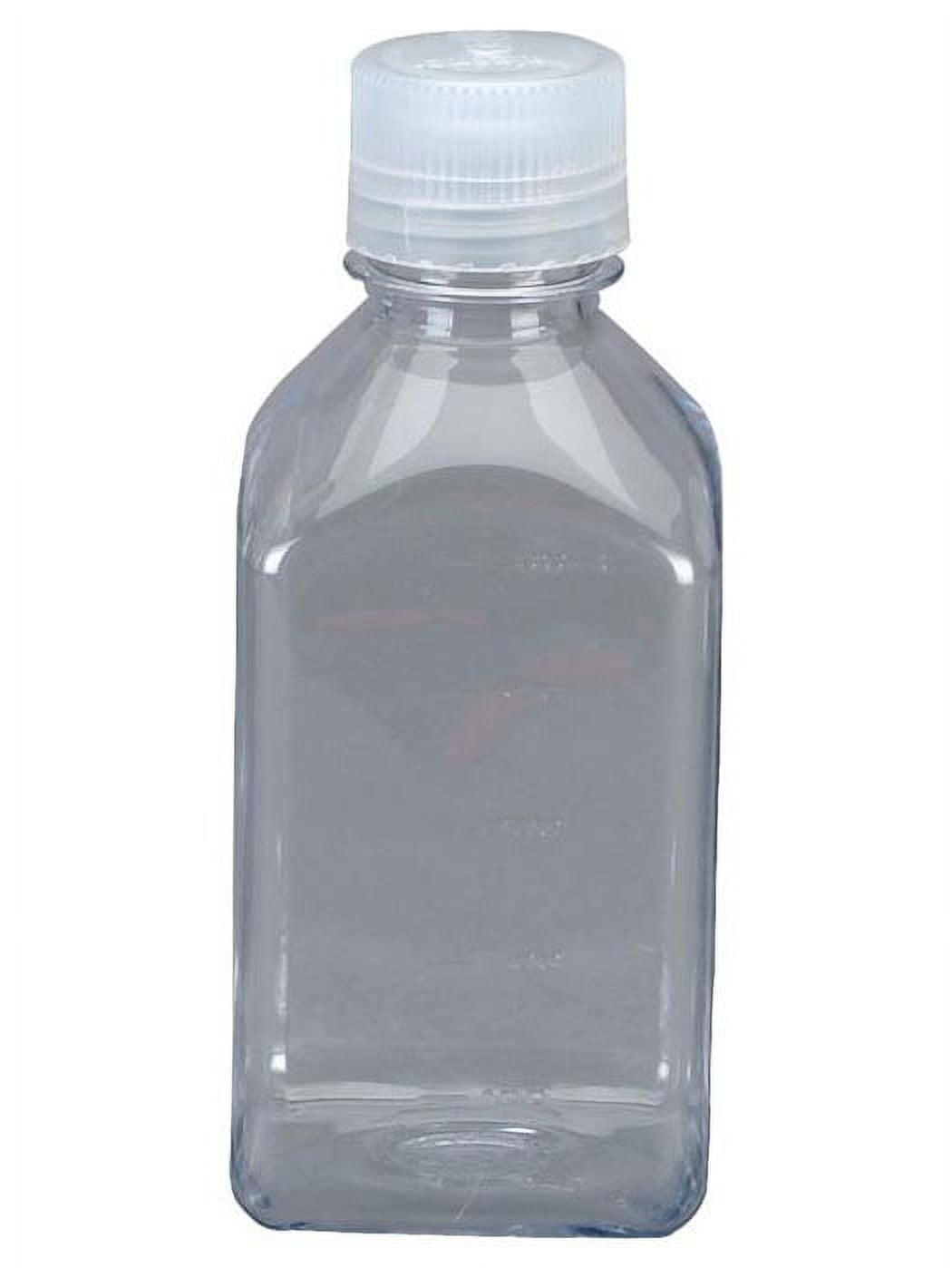 Nalgene Transparent Lexan Polycarbonate Square Storage Bottle - 8 oz. - Clear - W2M7