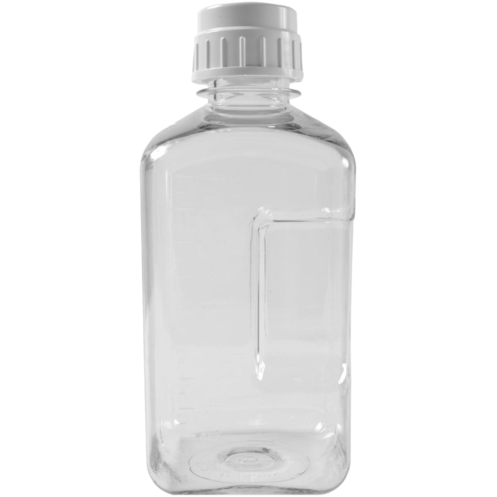 Nalgene Transparent Lexan Polycarbonate Square Storage Bottle - 8 oz. - Clear - W2M7