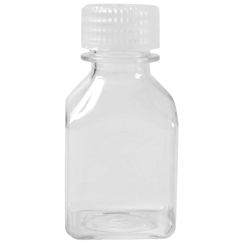 Nalgene Transparent Lexan Polycarbonate Square Storage Bottle - 8 oz. - Clear - W2M7