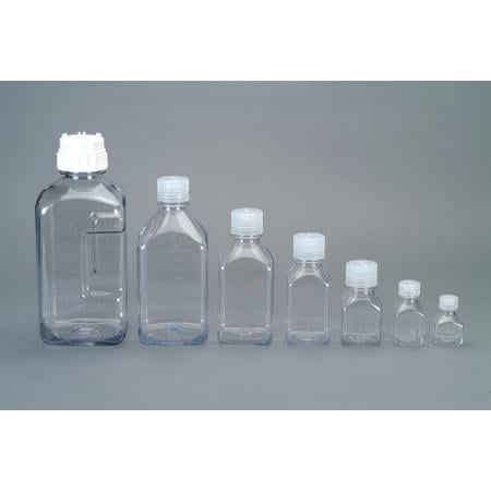Nalgene Transparent Lexan Polycarbonate Square Storage Bottle - 8 oz. - Clear - W2M7