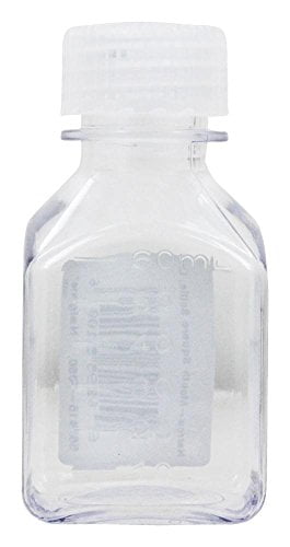 Nalgene Transparent Lexan Polycarbonate Square Storage Bottle - 8 oz. - Clear - W2M7