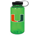 Green Miami Hurricanes 32oz. Nalgene Sustainable Wide Mouth Water Bottle - 0UW4