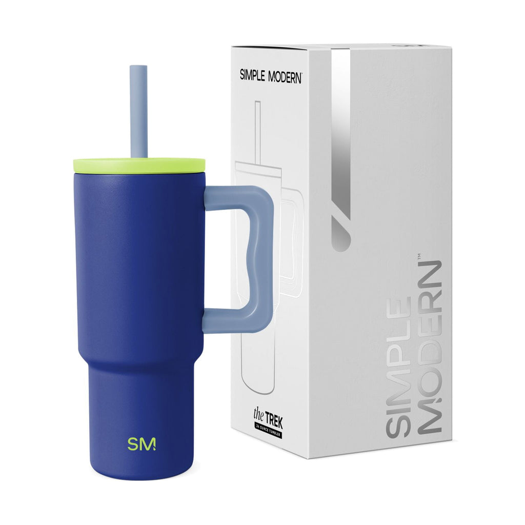 Simple Modern 24oz Trek Tumbler with handle and Silicone Straw Lid | Asteroid - YOQC