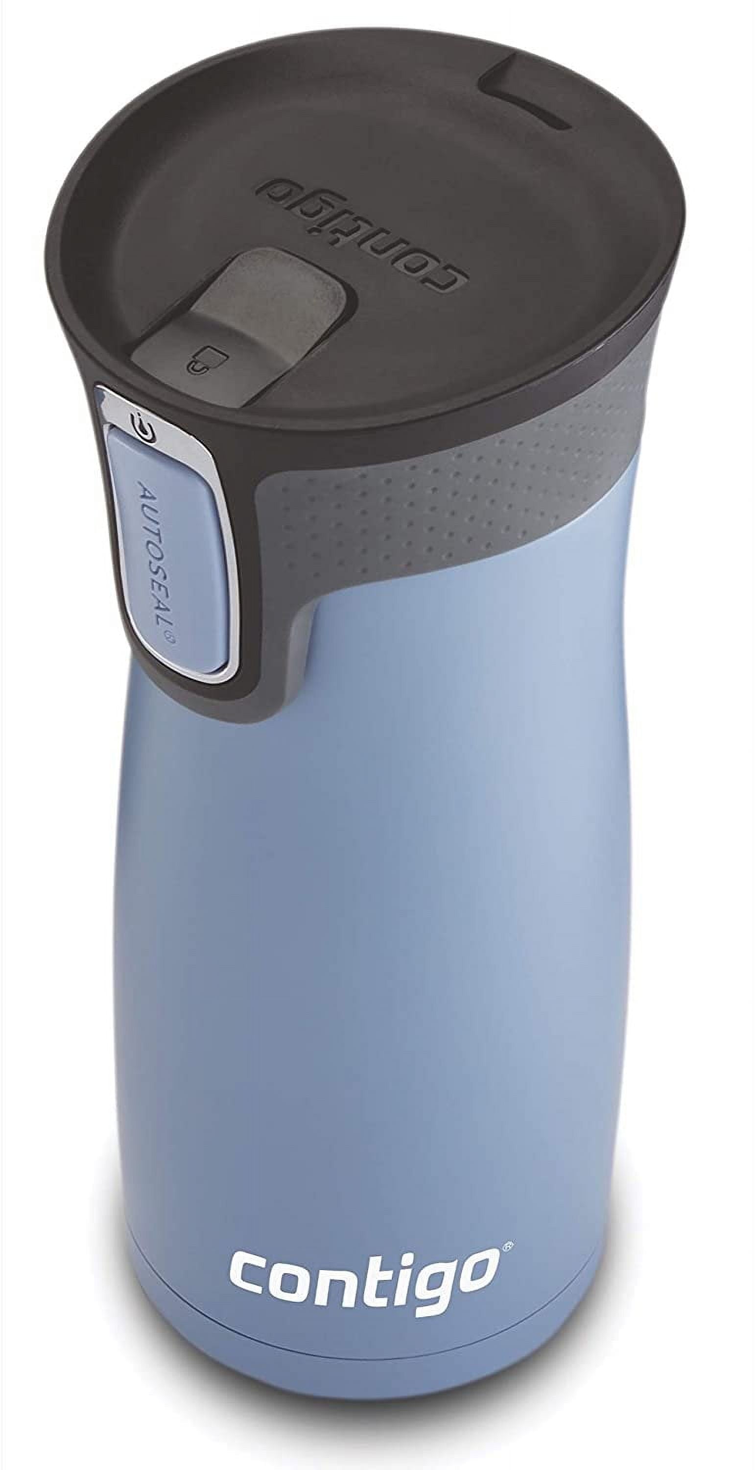 Contigo AUTOSEAL West Loop 2.0 Travel Mug, 16 oz., Stainless Steel with Black Button - UDF7