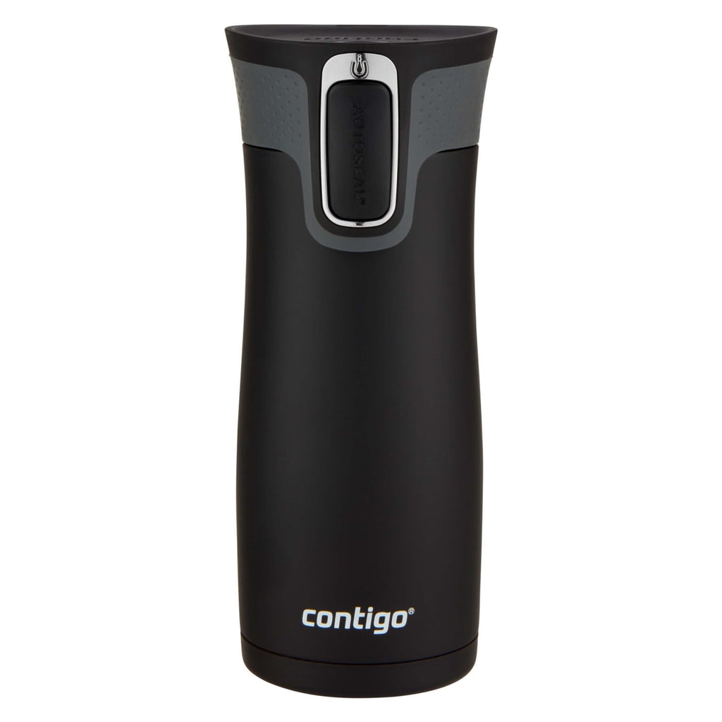 Contigo AUTOSEAL West Loop 2.0 Travel Mug, 16 oz., Stainless Steel with Black Button - UDF7