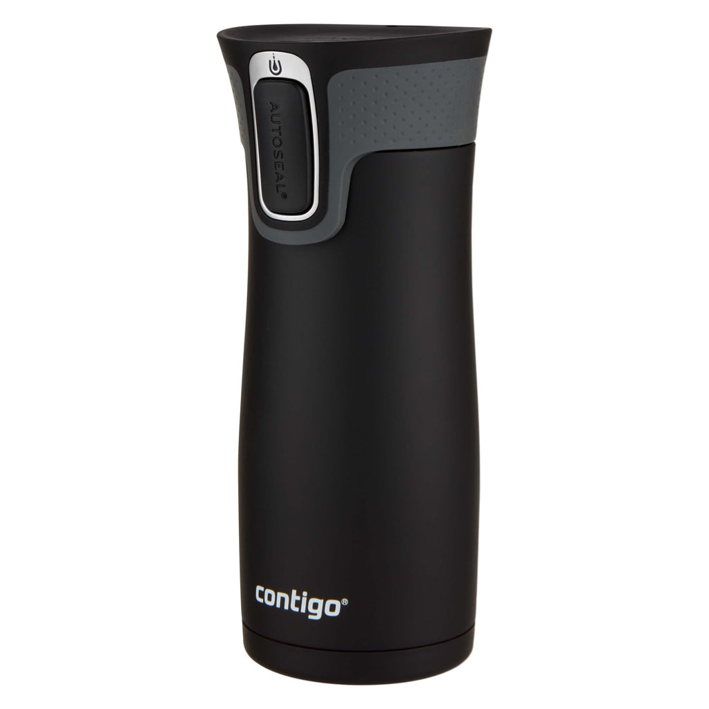 Contigo AUTOSEAL West Loop 2.0 Travel Mug, 16 oz., Stainless Steel with Black Button - UDF7