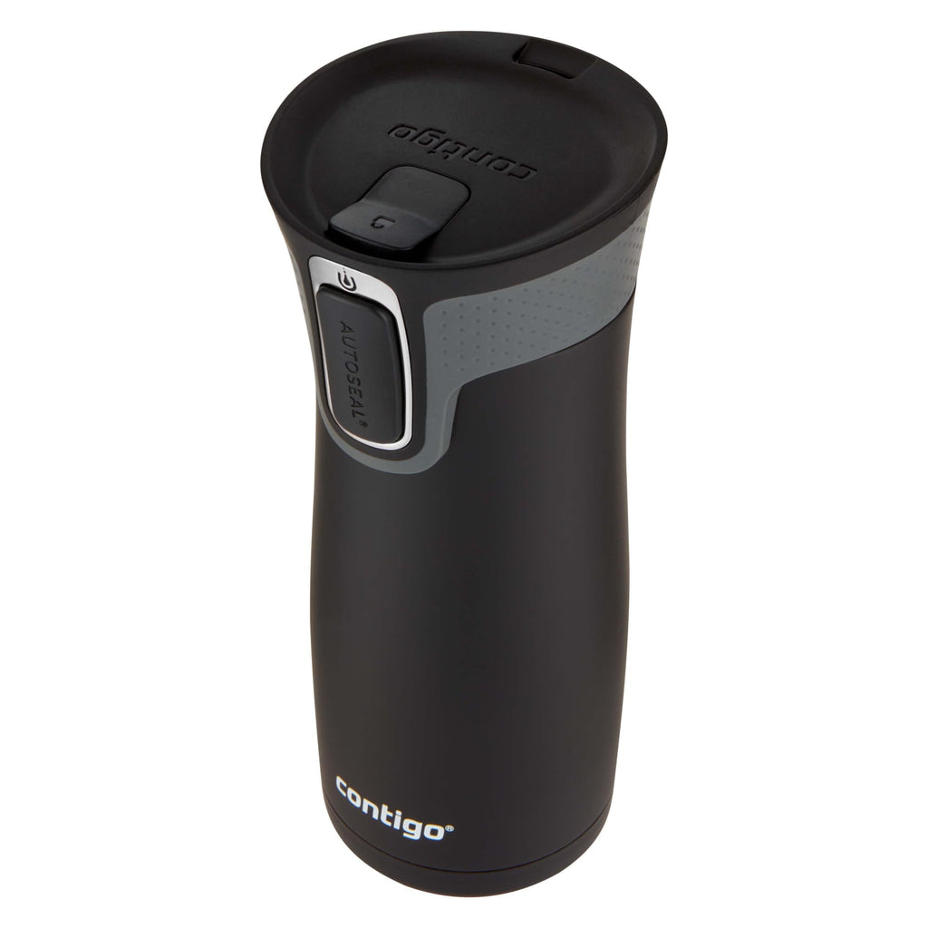 Contigo AUTOSEAL West Loop 2.0 Travel Mug, 16 oz., Stainless Steel with Black Button - UDF7