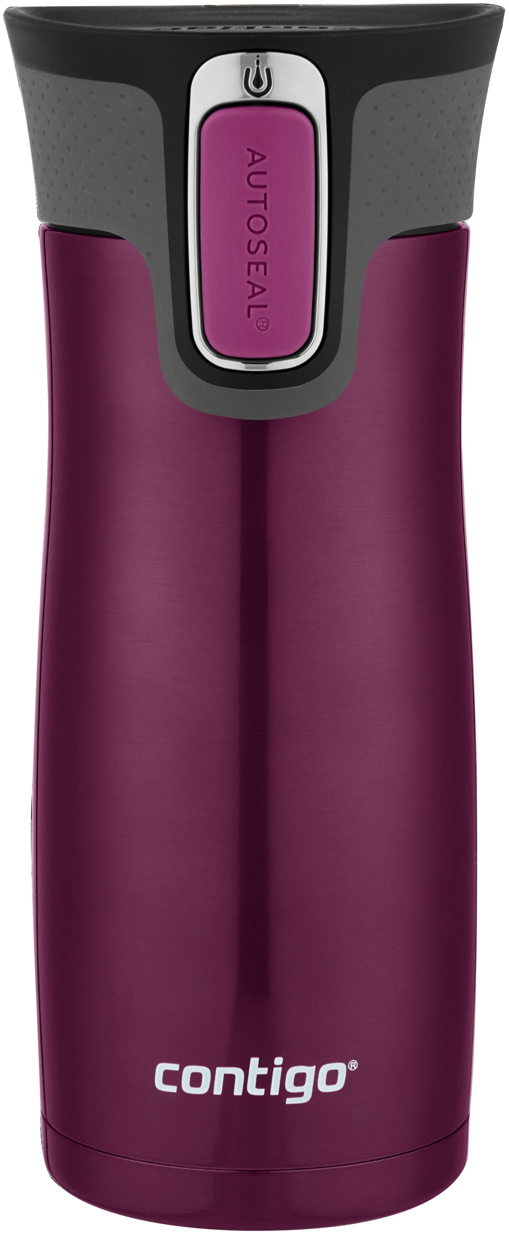Contigo AUTOSEAL West Loop 2.0 Travel Mug, 16 oz., Stainless Steel with Black Button - UDF7