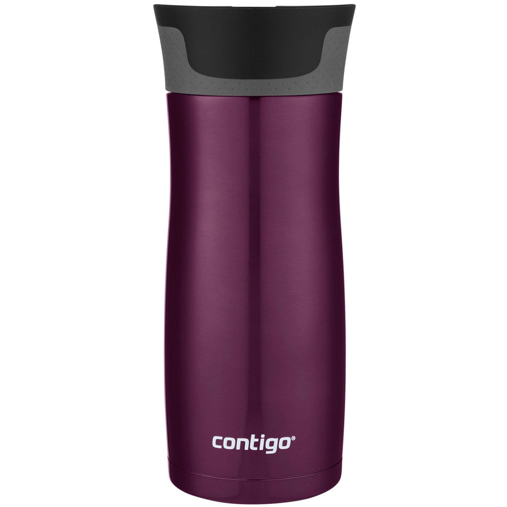 Contigo AUTOSEAL West Loop 2.0 Travel Mug, 16 oz., Stainless Steel with Black Button - UDF7