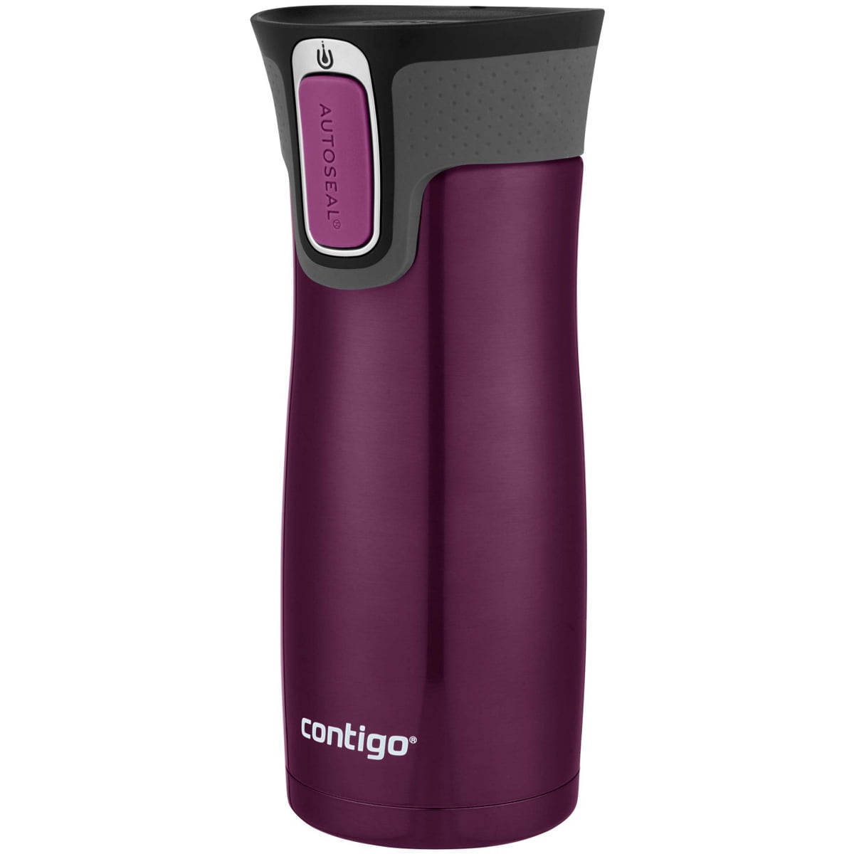 Contigo AUTOSEAL West Loop 2.0 Travel Mug, 16 oz., Stainless Steel with Black Button - UDF7