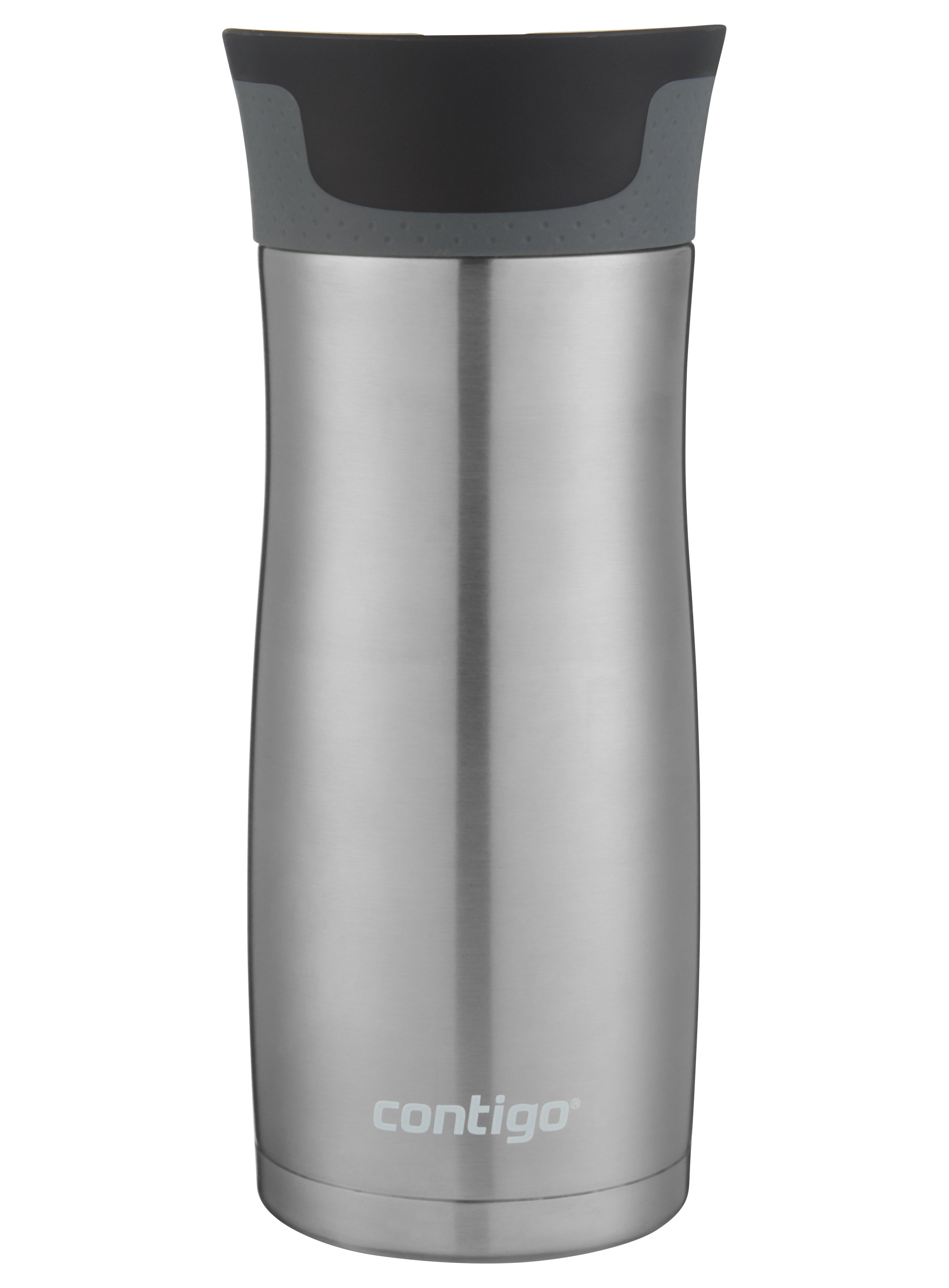 Contigo AUTOSEAL West Loop 2.0 Travel Mug, 16 oz., Stainless Steel with Black Button - UDF7