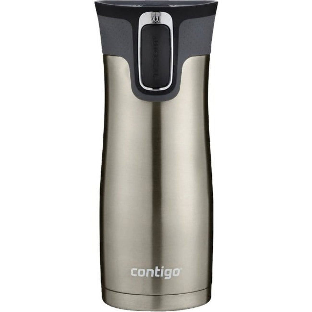 Contigo AUTOSEAL West Loop 2.0 Travel Mug, 16 oz., Stainless Steel with Black Button - UDF7