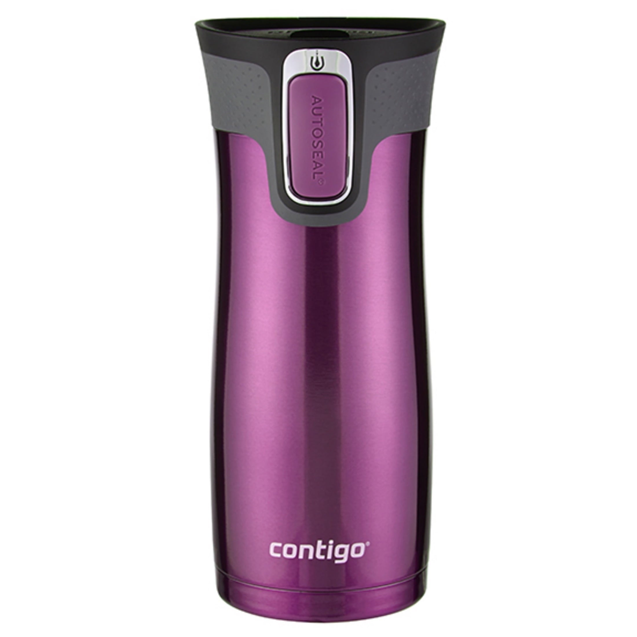 Contigo AUTOSEAL West Loop 2.0 Travel Mug, 16 oz., Stainless Steel with Black Button - UDF7