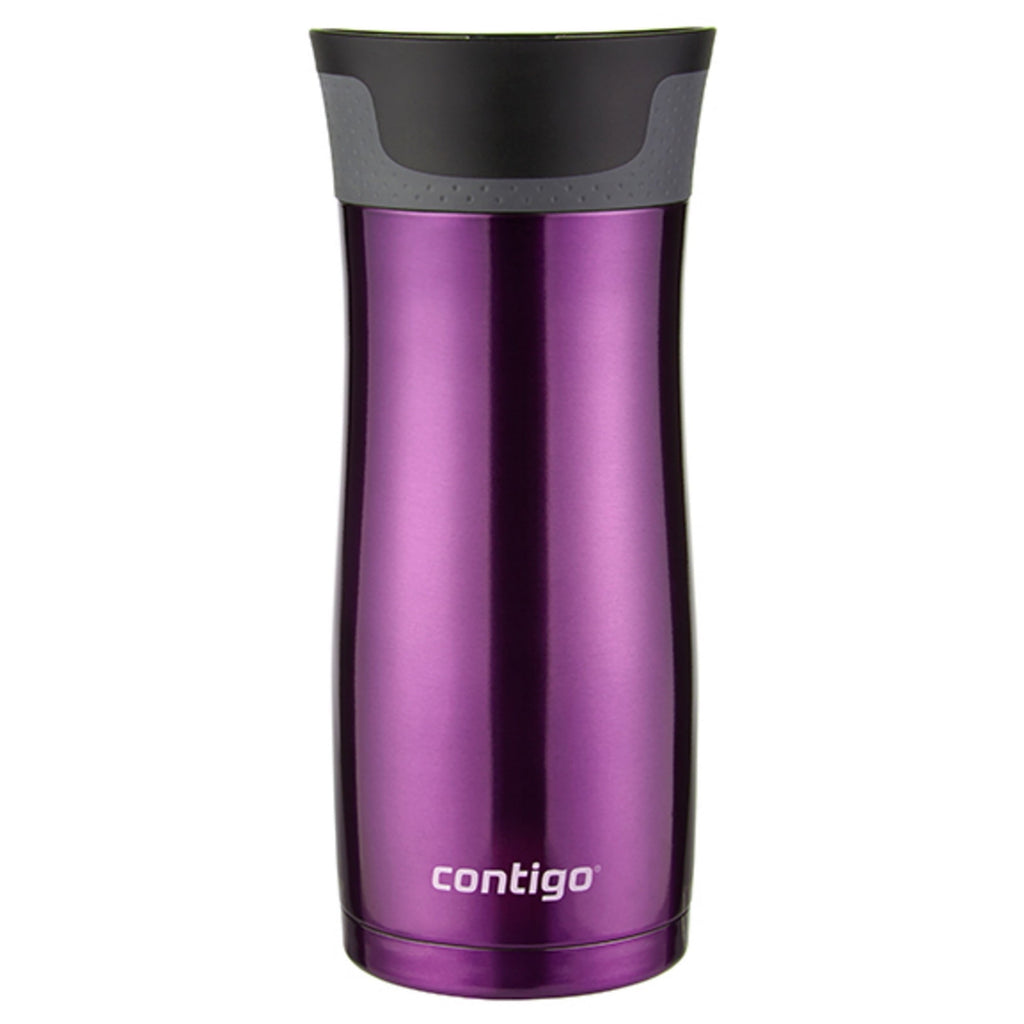 Contigo AUTOSEAL West Loop 2.0 Travel Mug, 16 oz., Stainless Steel with Black Button - UDF7