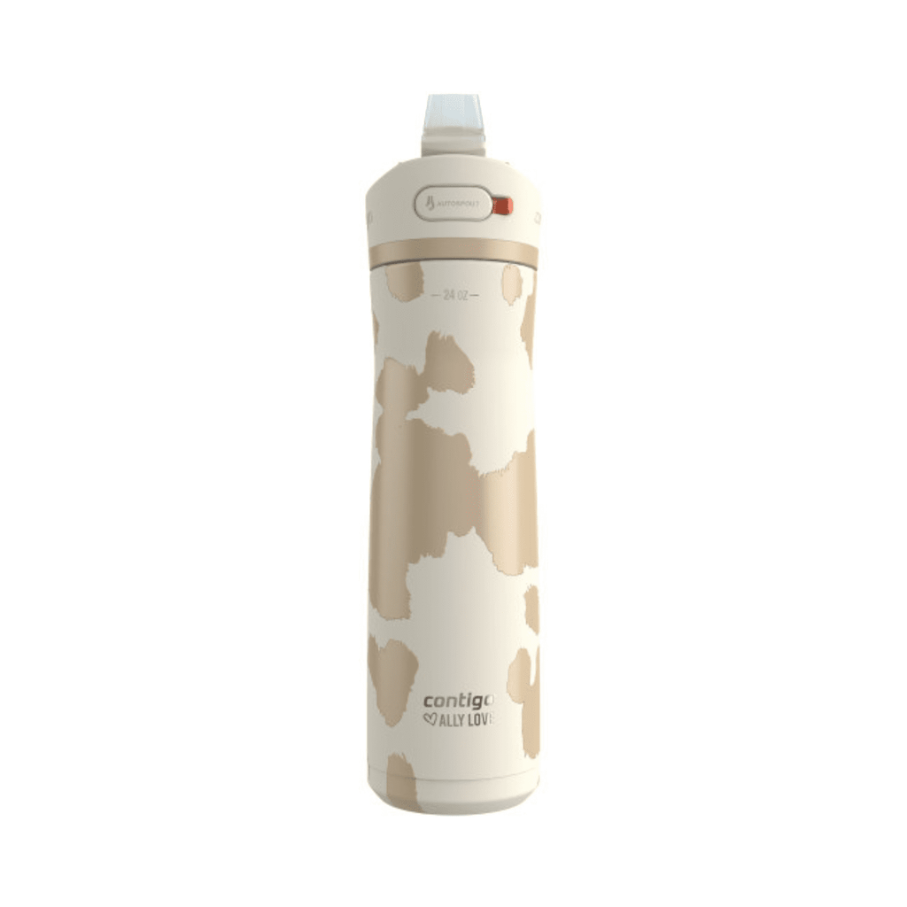 Contigo x Ally Love Ashland Chill 2.0 Stainless Steel Water Bottle with Autospout Lid, 24 oz, Oatmilk - 83CQ