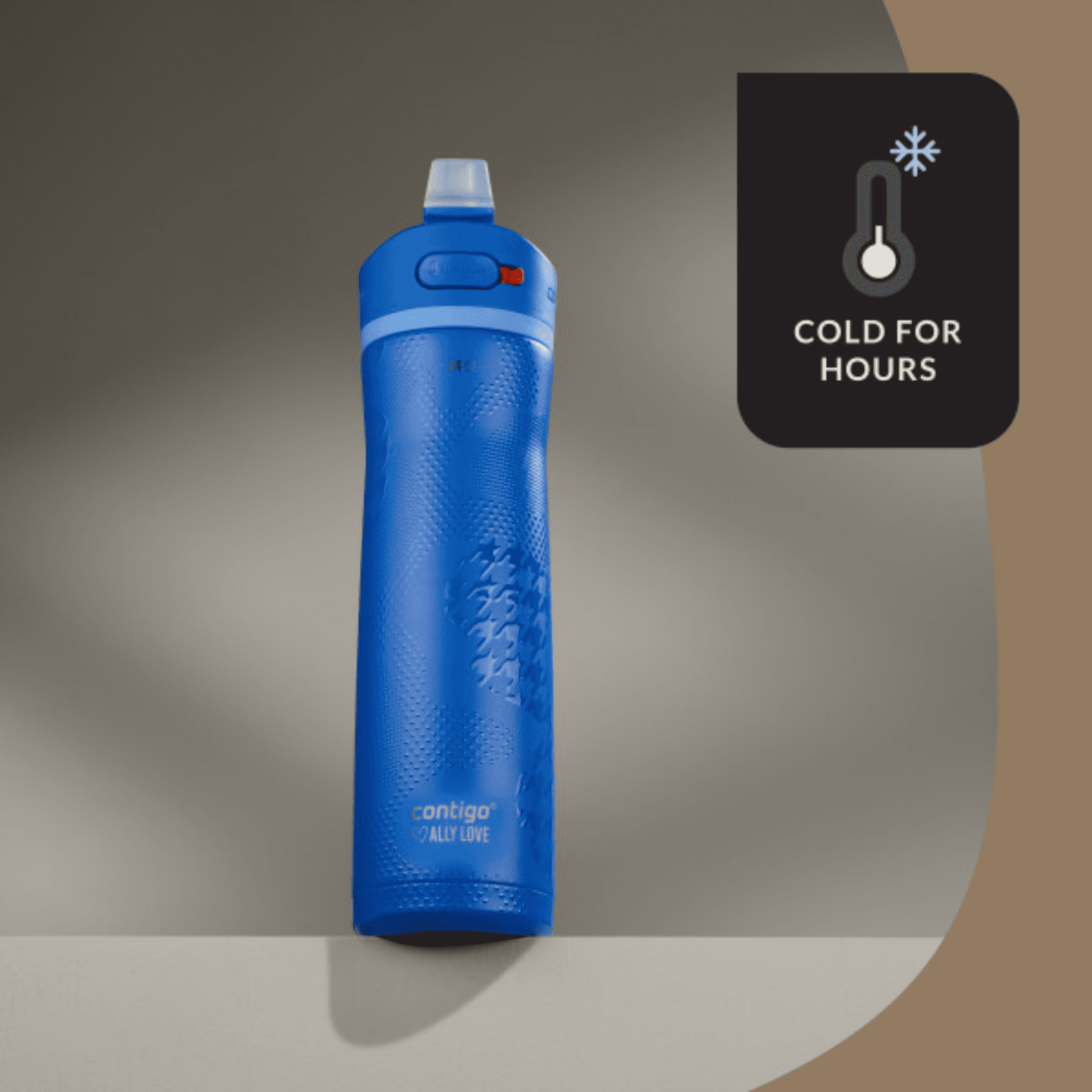 Contigo x Ally Love Ashland Chill 2.0 Stainless Steel Water Bottle with Autospout Lid, 24 oz, Oatmilk - 83CQ