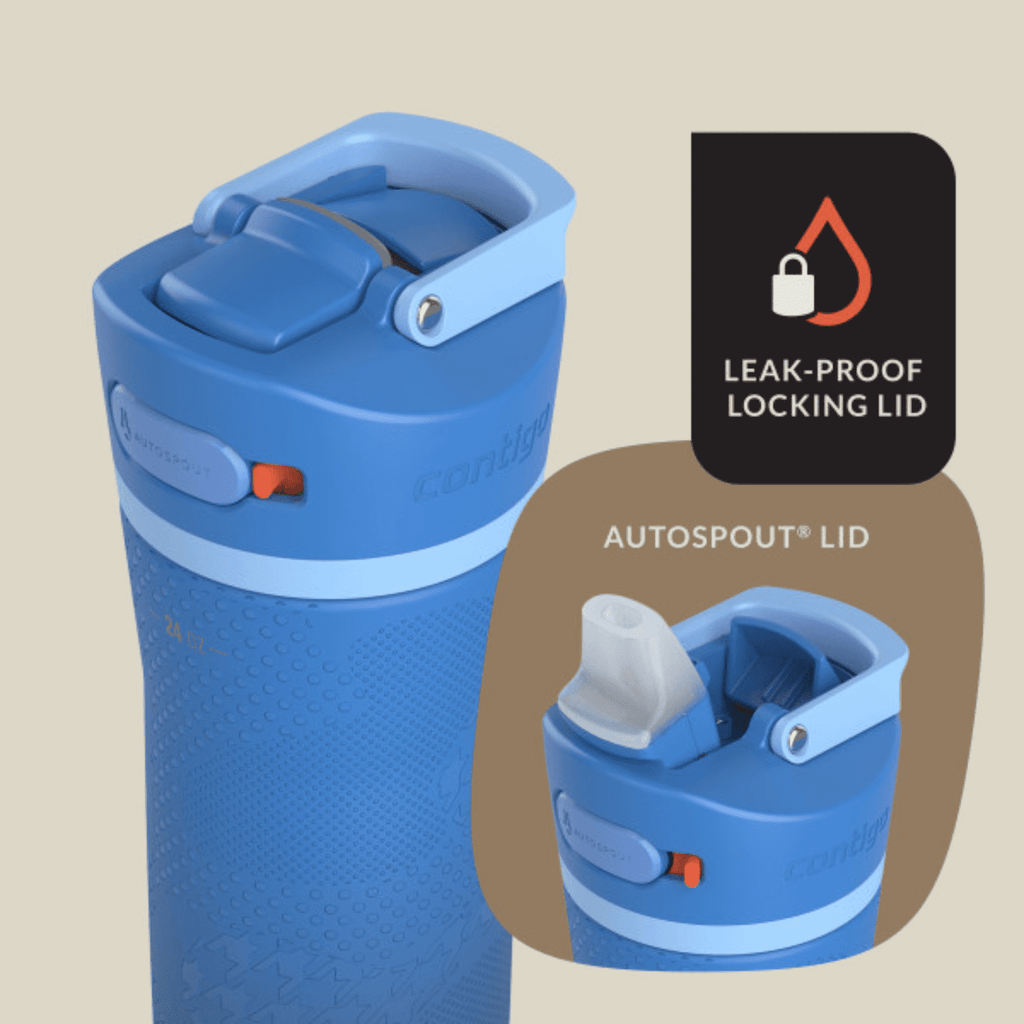 Contigo x Ally Love Ashland Chill 2.0 Stainless Steel Water Bottle with Autospout Lid, 24 oz, Oatmilk - 83CQ