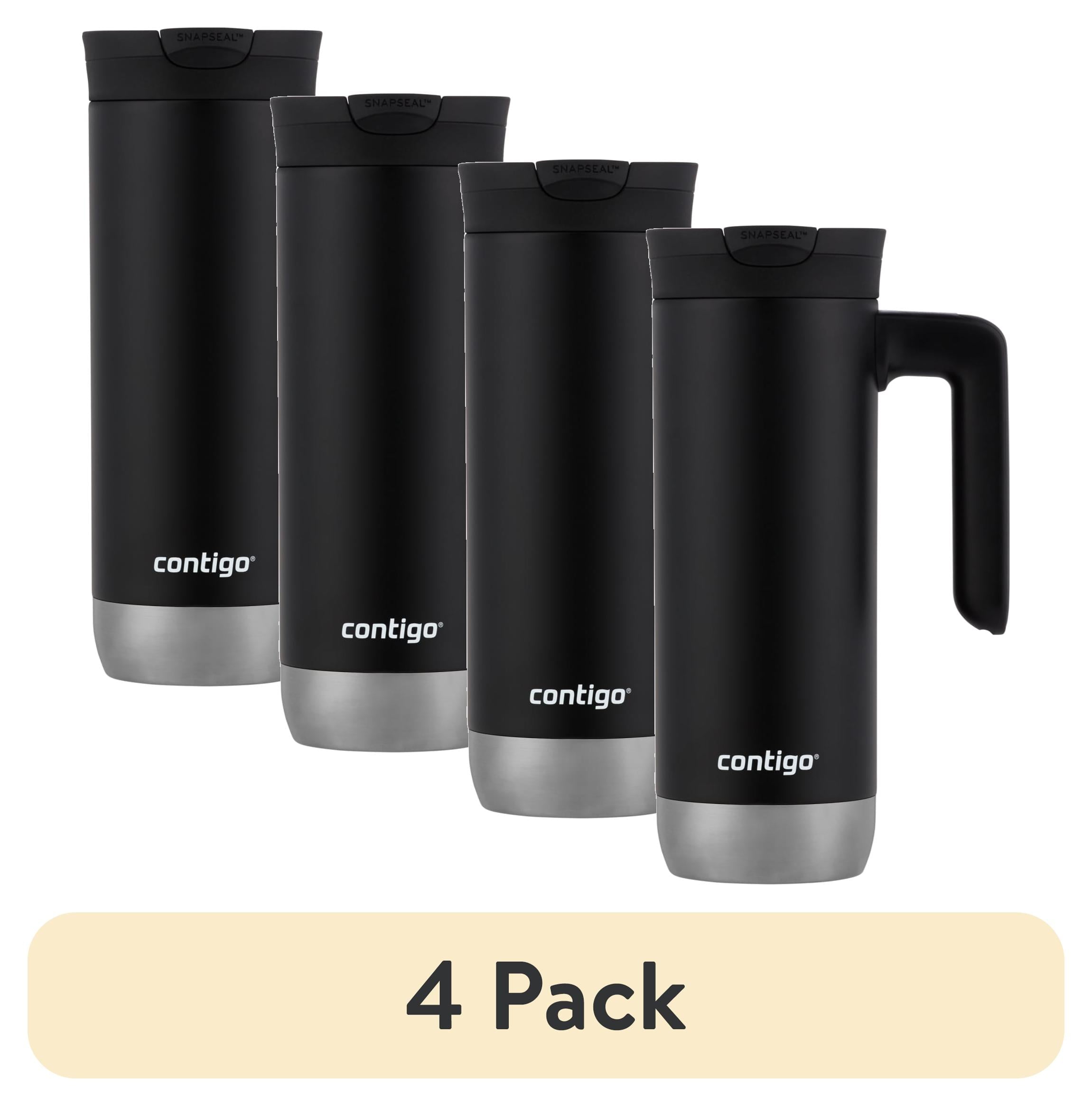 Contigo Huron 2.0 Stainless Steel Travel Mug with SNAPSEAL Lid and Handle in Black, 20 fl oz. - EI5J