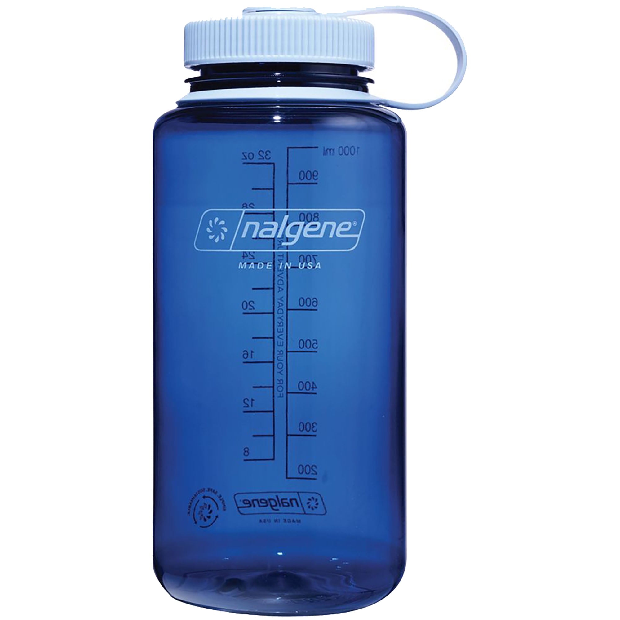 Nalgene Sustain 32 oz. Wide Mouth Water Bottle - Indigo - OHES
