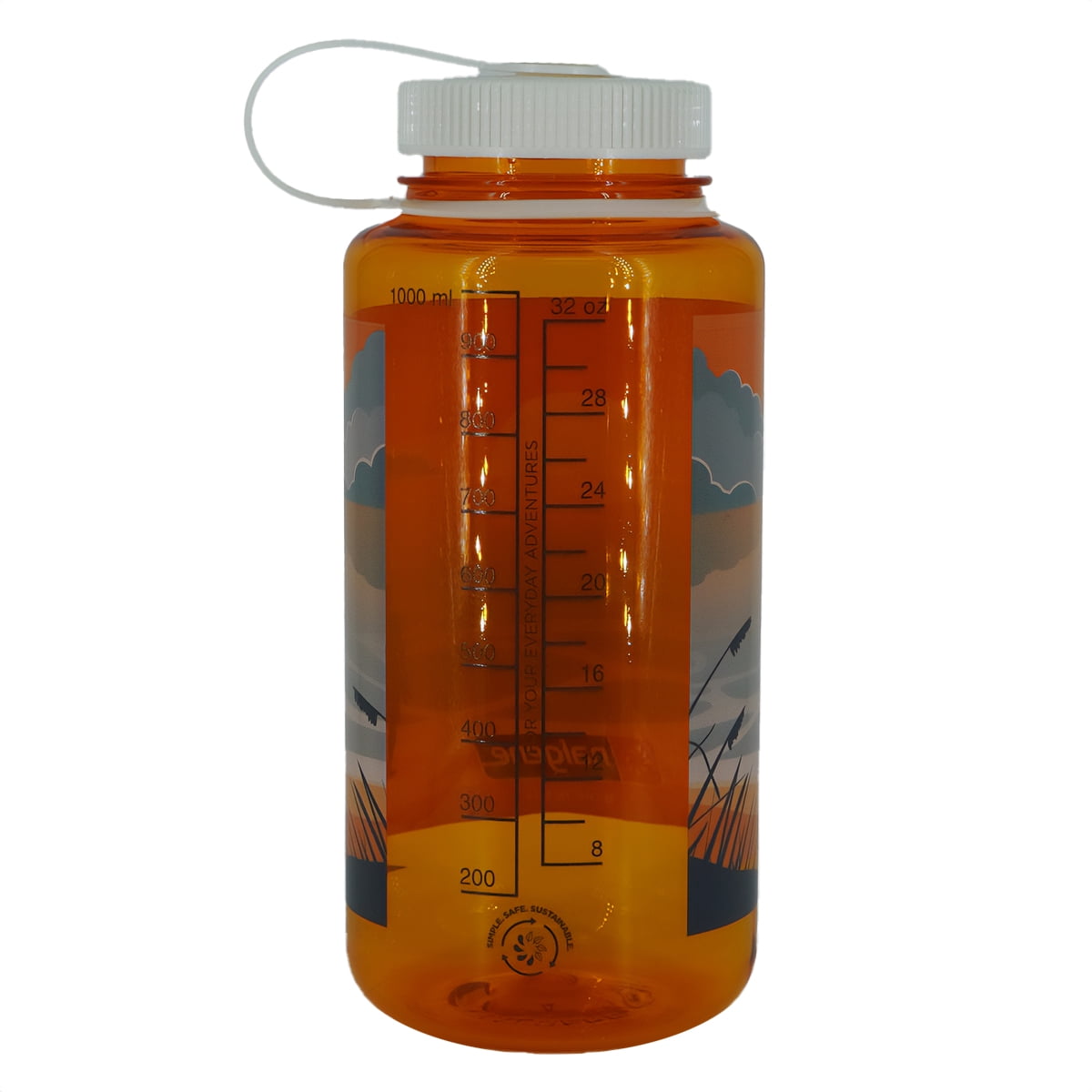 Nalgene Sustain 32 oz. Wide Mouth Water Bottle - Indigo - OHES