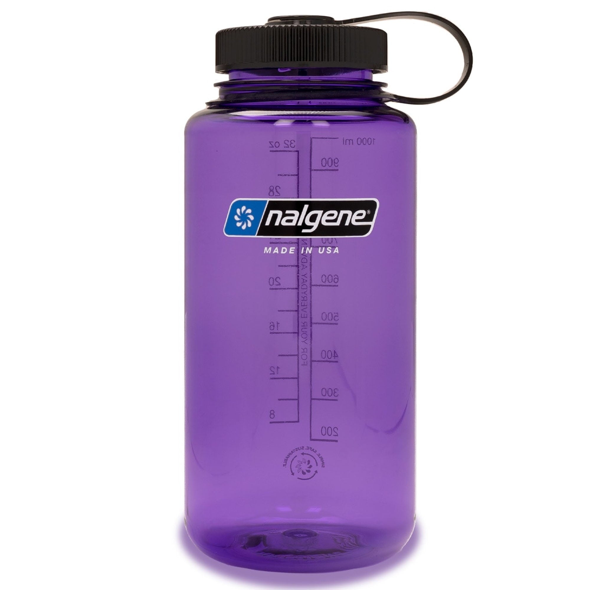 Nalgene Sustain 32 oz. Wide Mouth Water Bottle - Indigo - OHES