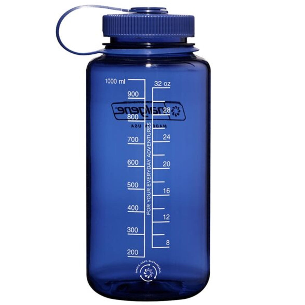 Nalgene Sustain 32 oz. Wide Mouth Water Bottle - Indigo - OHES