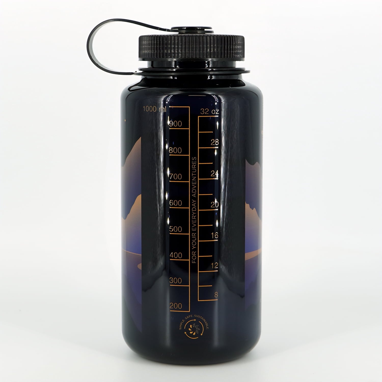 Nalgene Sustain 32 oz. Wide Mouth Water Bottle - Indigo - OHES