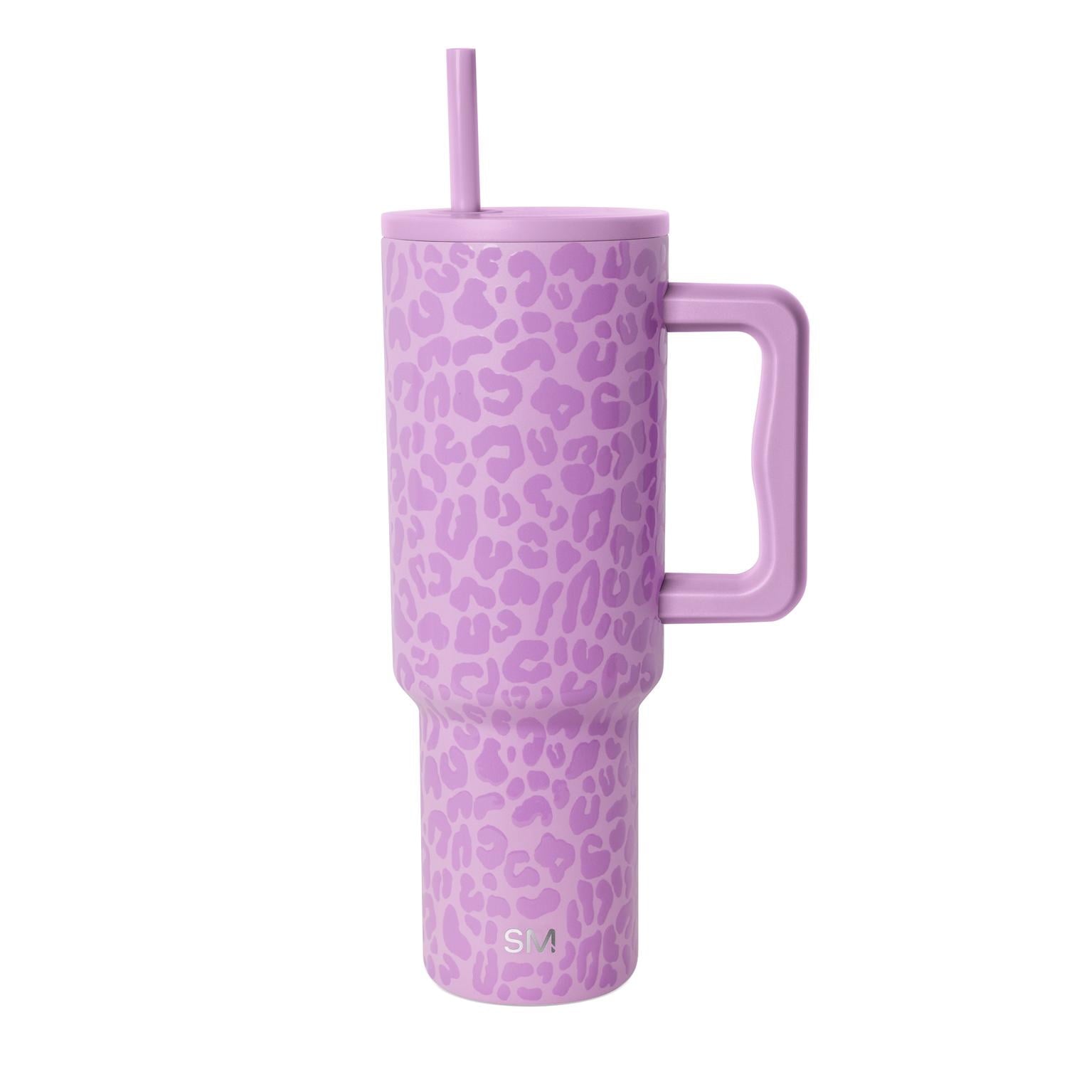 Simple Modern 40 fl oz Insulated Stainless Steel Trek Tumbler with Straw Lid | Blush - D91S