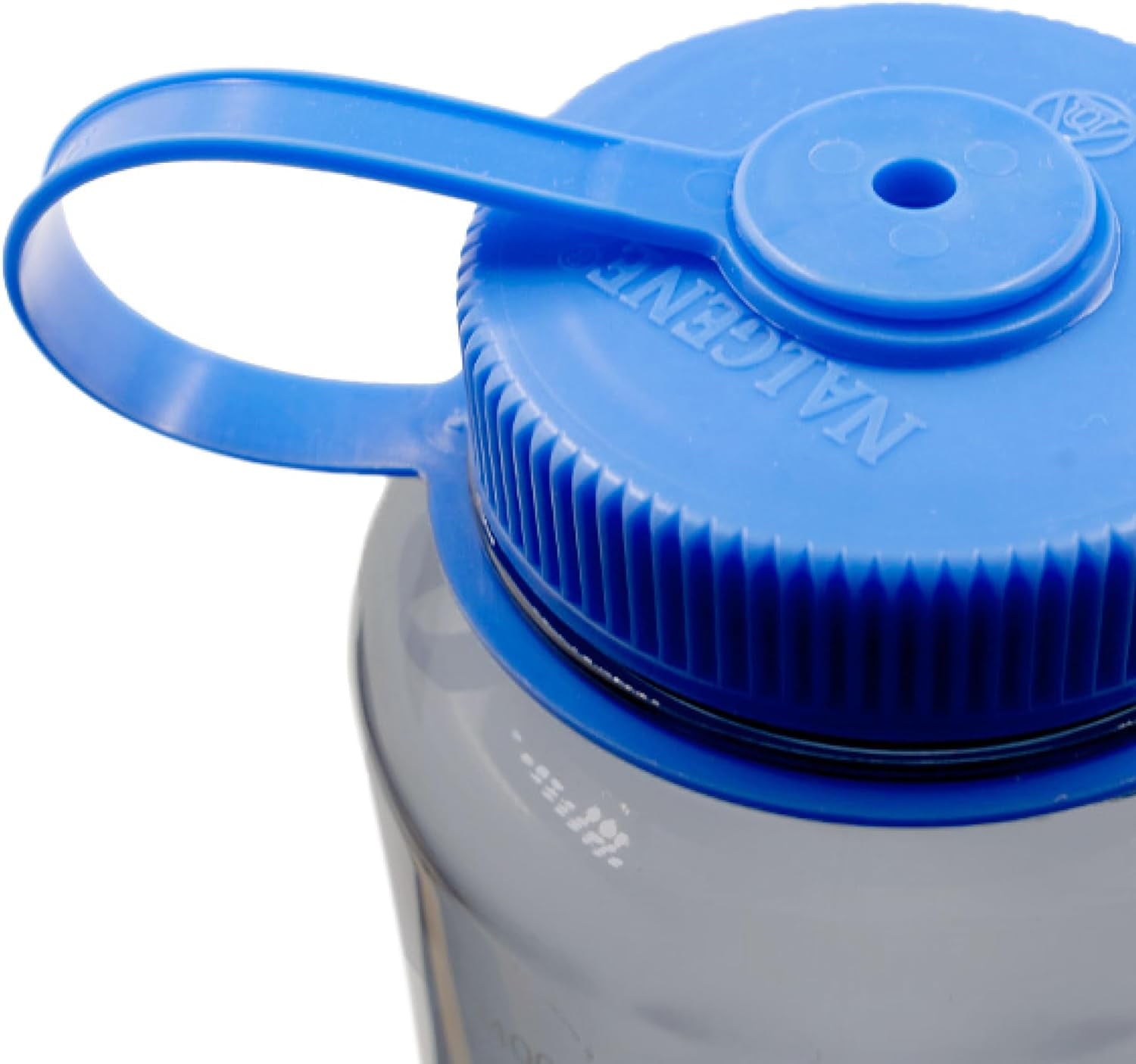 Nalgene Sustain Tritan BPA-Free Water Made with Material Derived from 50% Plastic Waste (using ISCC certified mass balance), 48 OZ, Wide Mouth, Cerulean - OZWU