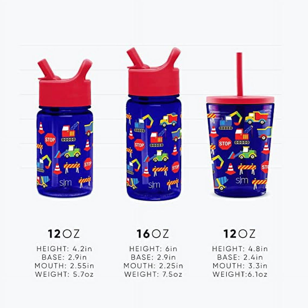 Simple Modern Summit Water Bottle Straw Lid Vacuum Insulated Stainless Steel Bottle | 14 fl oz - W69U