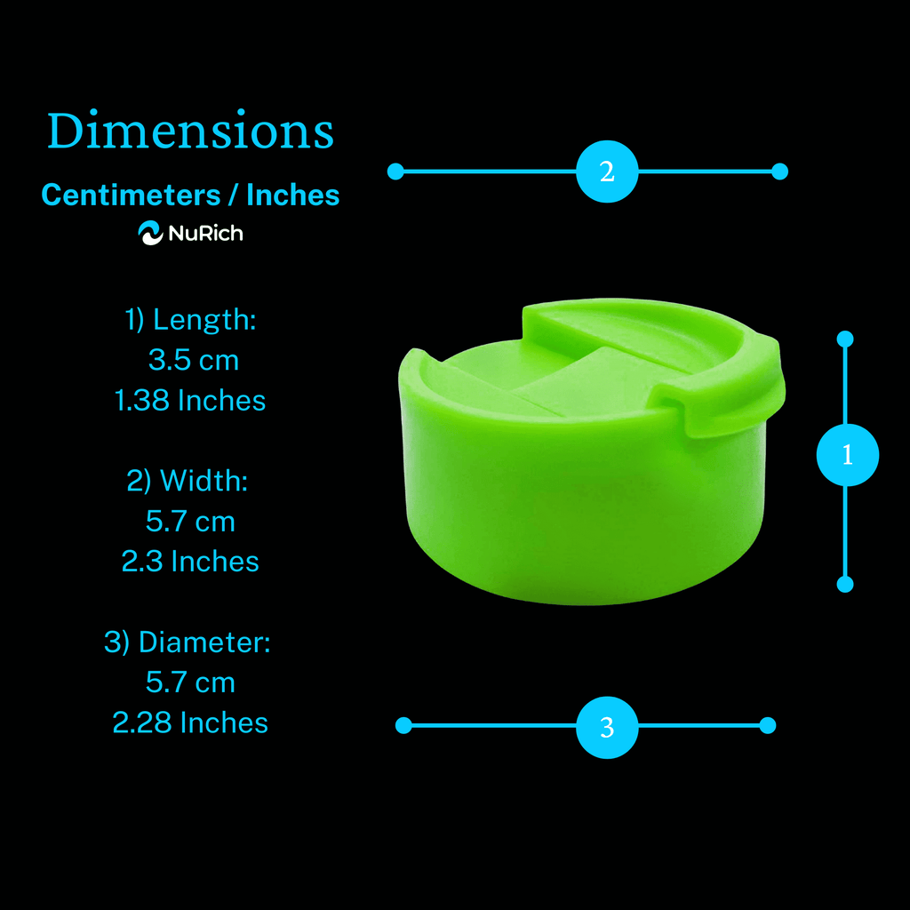 NuRich Hydro Wide Mouth Flip and Sip Replacement Coffee Lid or Cap Accessories Compatible with Hydroflask, Nalgene, and Many More Top Water Bottle Brands Sizes 12 16 18 20 32 40 64 Ounce - QQME