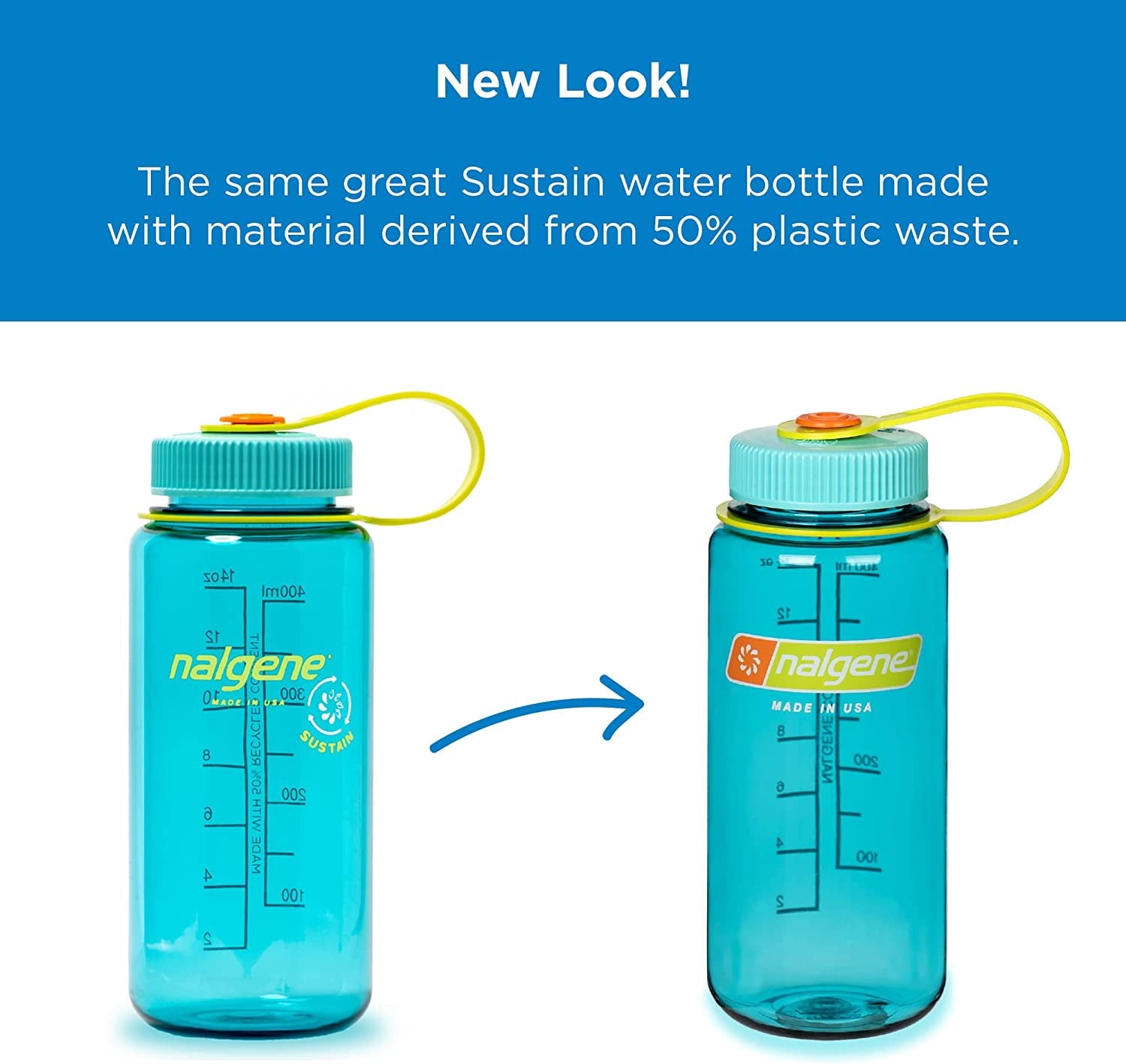 Nalgene 16oz Wide Mouth Sustain Bottle - 66VM
