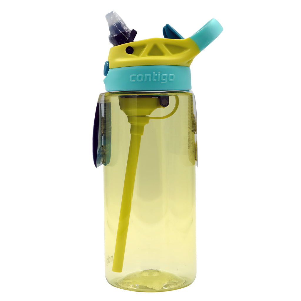 Contigo Kid's 20 oz. AutoSpout Straw Water Bottle - Juniper/Limelight - 9YT5