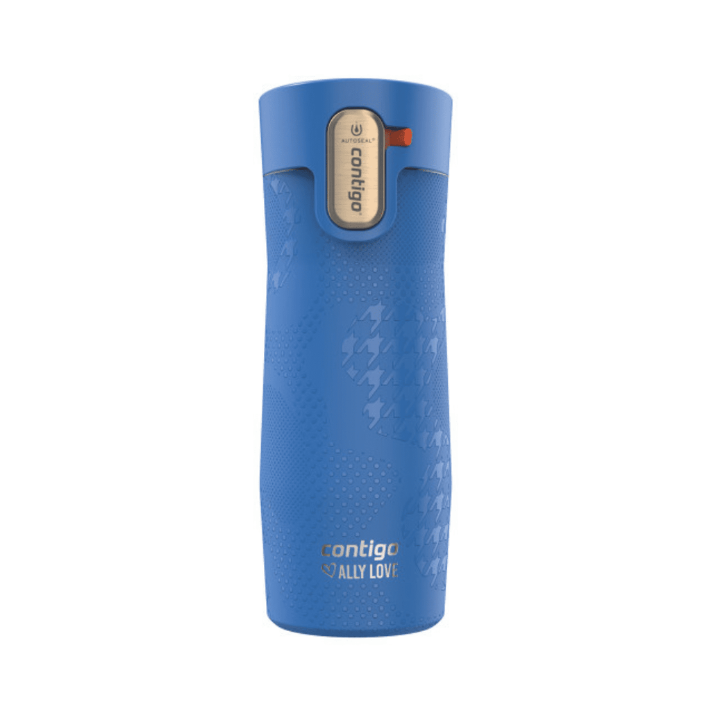 Contigo x Ally Love Autoseal West Loop Vacuum-Insulated Stainless Steel Travel Mug with Easy-Clean Lid, 16 oz, Stellar Jay - HHS3