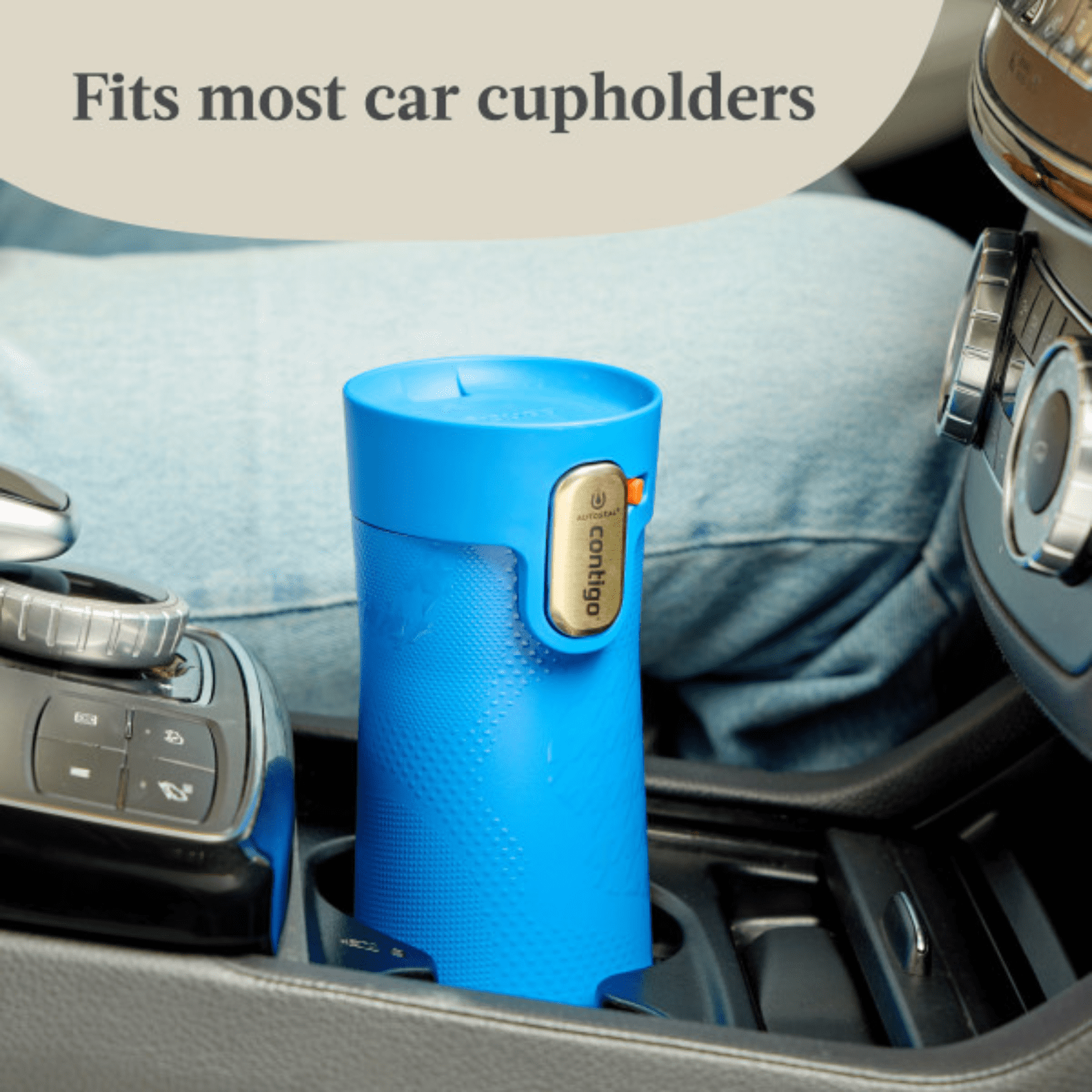Contigo x Ally Love Autoseal West Loop Vacuum-Insulated Stainless Steel Travel Mug with Easy-Clean Lid, 16 oz, Stellar Jay - HHS3