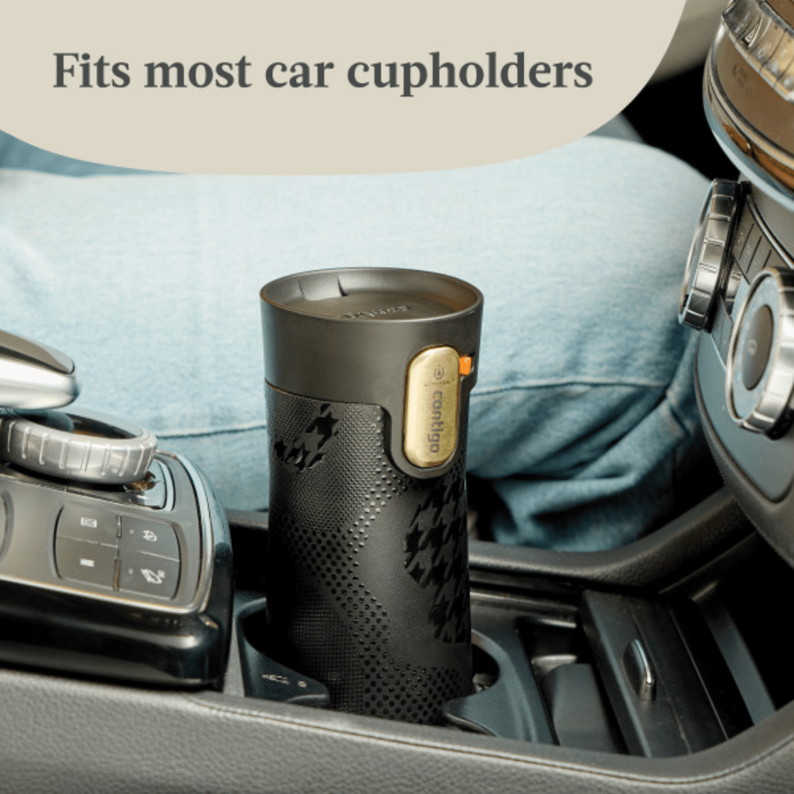 Contigo x Ally Love Autoseal West Loop Vacuum-Insulated Stainless Steel Travel Mug with Easy-Clean Lid, 16 oz, Stellar Jay - HHS3