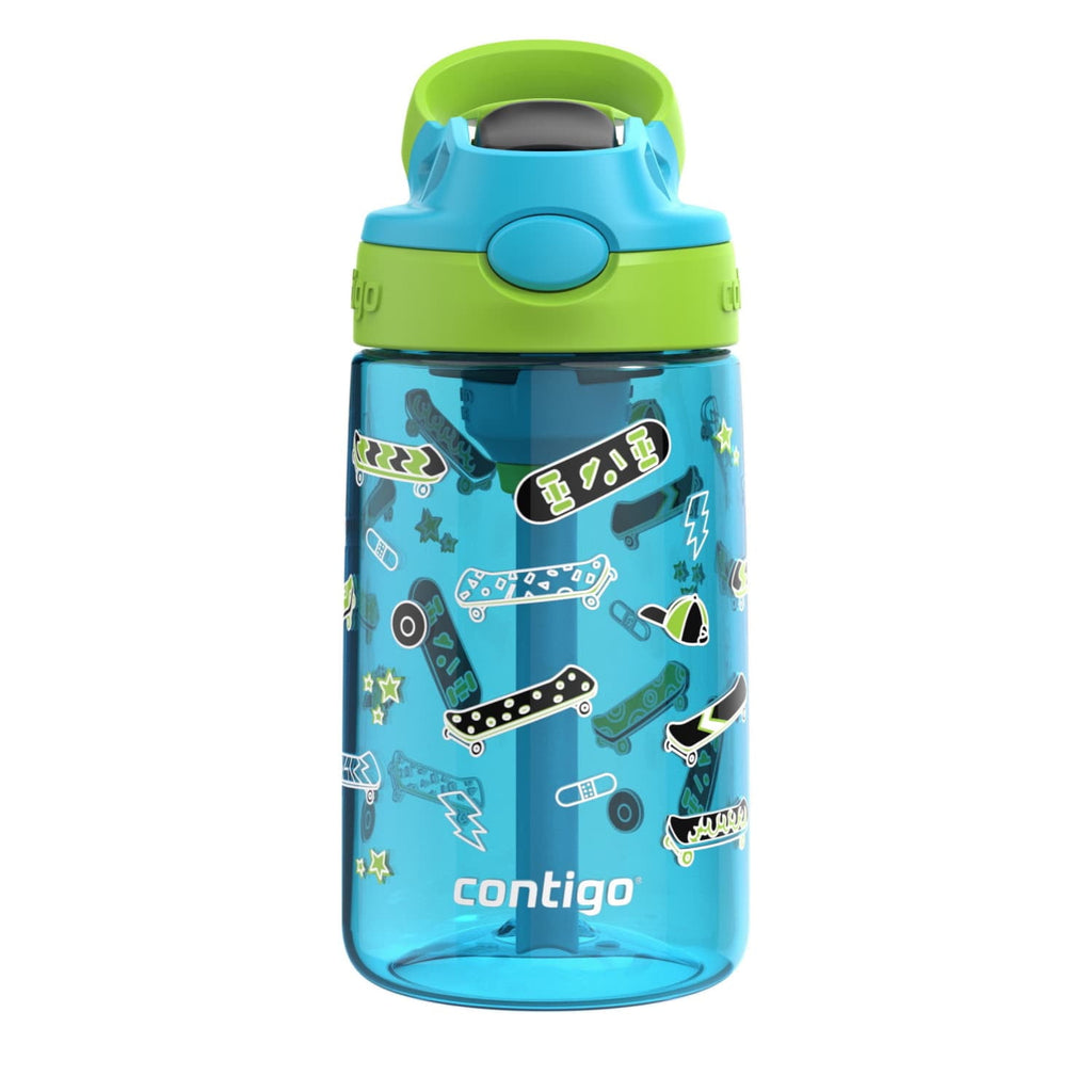 Contigo Aubrey Leak-Proof Spill-Proof Water Bottle, Blue, 14 oz. - HOBA