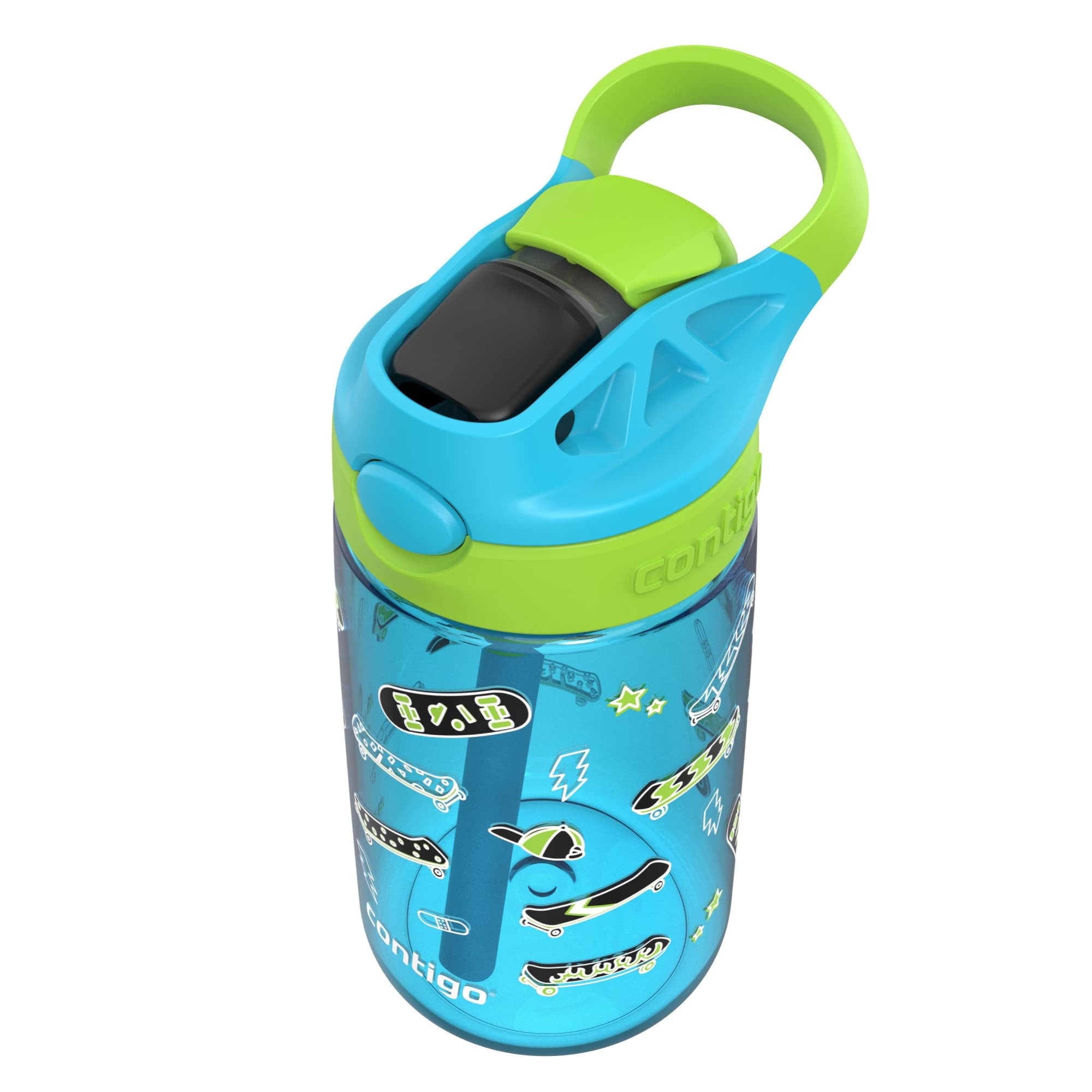 Contigo Aubrey Leak-Proof Spill-Proof Water Bottle, Blue, 14 oz. - HOBA
