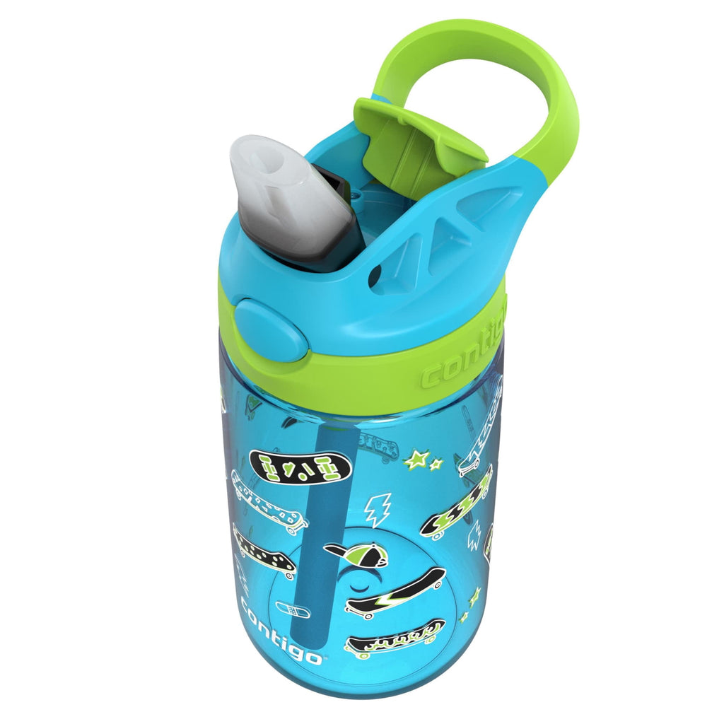 Contigo Aubrey Leak-Proof Spill-Proof Water Bottle, Blue, 14 oz. - HOBA